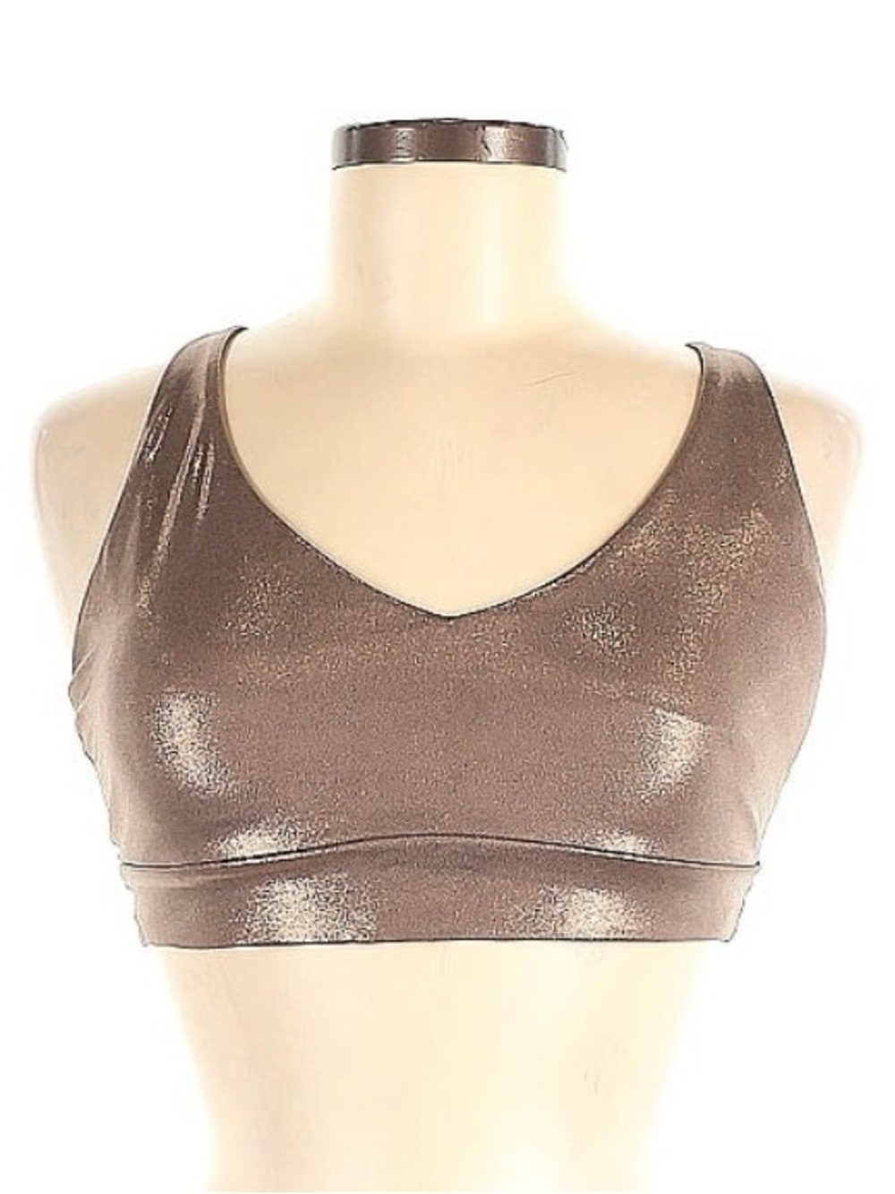 Athleta sports bra in Metallic Bronze size M
